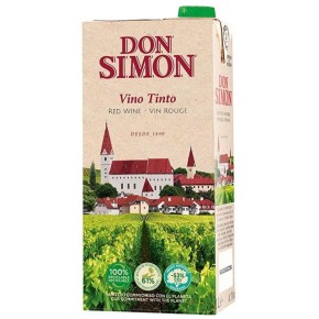 Vino Tinto Gran DON SIMON Brick  1 L