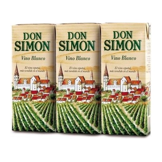Vino en Brick Blanco Brick DON SIMON Pack 3 UND | Borosa Market