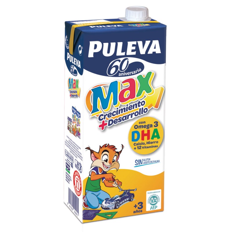 Leche de Crecimiento PULEVA MAX 1 L + 3 Años | Cash Borosa