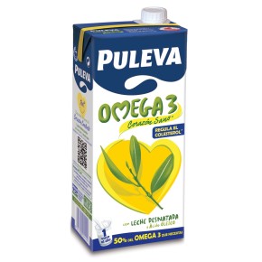 Leche Desnatada Omega 3 PULEVA 1 L