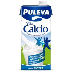 Leche Entera Calcio PULEVA 1 L