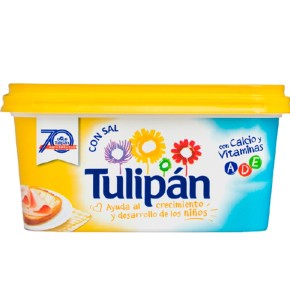 Margarina TULIPAN 225 GR Amarilla Con Sal