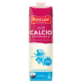 Leche Semidesnatada Calcio PASCUAL 1 L