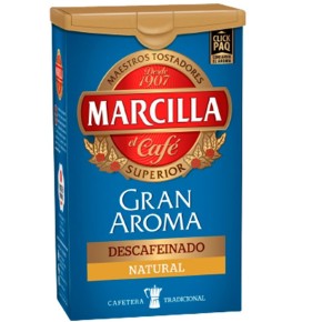 Cafe Molido MARCILLA Descafeinado Natural MARCILLA  200 GR