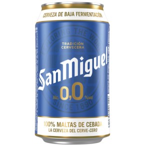 Cerveza Lata SAN MIGUEL 0,0  33 CL