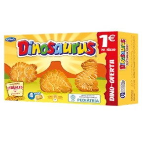 Galleta Lu Dinosaurus Huevos 1,40€ 105 Gr