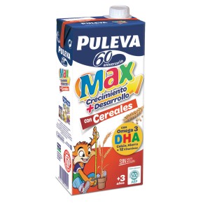 Leche de Crecimiento PULEVA MAX Cereales 1 L + 3 Años