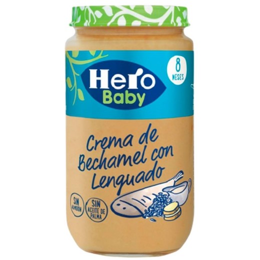 Tarrito de Pescado Lenguado Bechamel HERO 235 GR | Cash Borosa