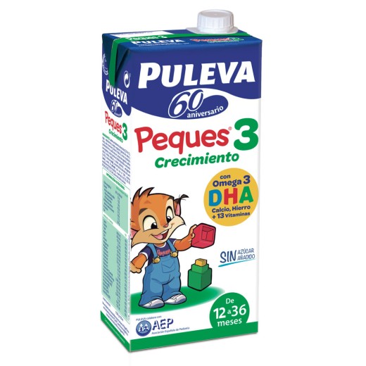 Leche de Crecimiento PULEVA Peque 3 1 L 12-36 meses | Cash Borosa