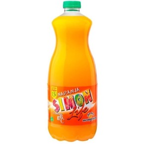 Refresco naranja SIMON LIFE 1,5 L