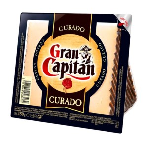 Queso Curado GRAN CAPITAN Cuña  250 GR