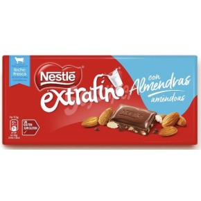 Chocolate con Leche y Almendras NESTLE Extrafino 123 Gr