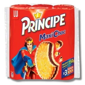 Galleta El PRINCIPE 250 Gr MaxiChoco Pack 3