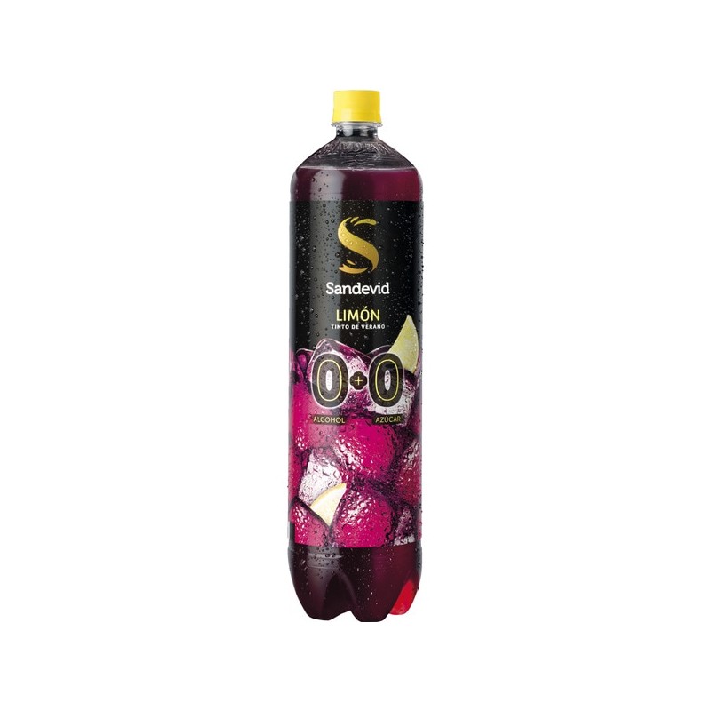 Tinto de Verano SANDEVID Limon 0.0 Sin Azucar  1.5 L | Cash Borosa