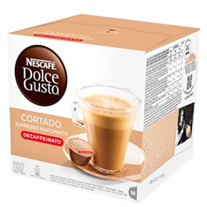 Capsulas Cafe NESCAFE Dolce Gusto Descafeina Cortado