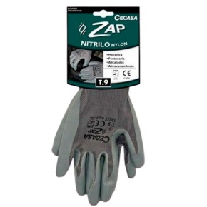 Guantes CEGASA Nitrilo/Nylon  T-7 Pequeña