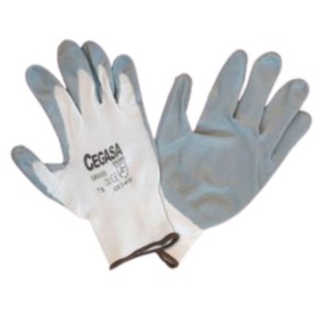 Guantes CEGASA Nitrilo/Nylon  T-8 Mediana