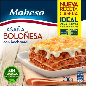 Lasaña Boloñesa MAHESO 250 GR