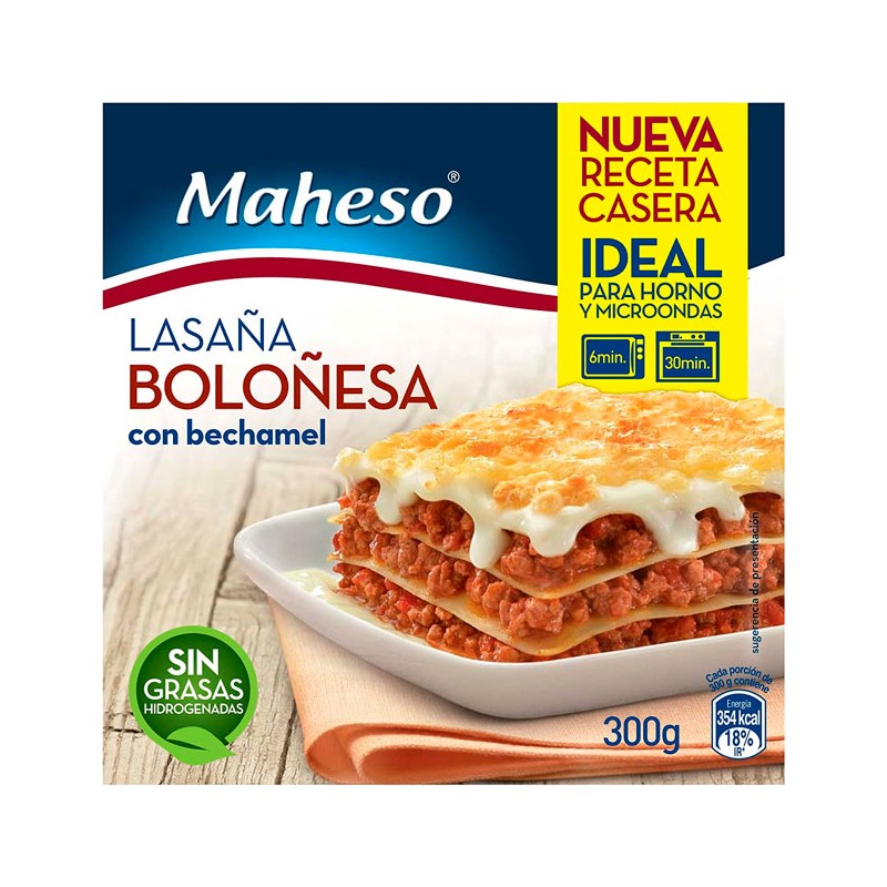 Lasaña Boloñesa MAHESO 250 GR | Cash Borosa