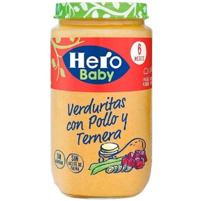 Tarrito Pollo Ternera Verdura HERO 235 GR