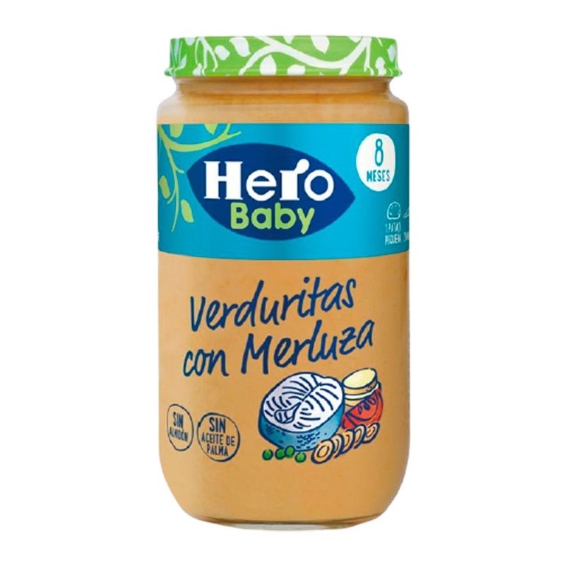 Tarrito de Pescado Verdurita Merluza HERO 235 GR | Borosa Market