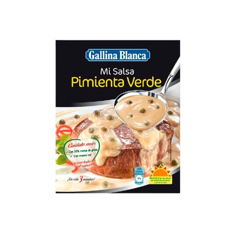 Salsa Pimienta Verde  GALLINA BLANCA 50 GR | Cash Borosa