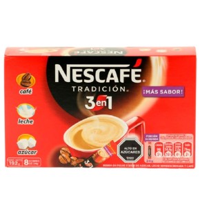 Cafe Soluble  Sobres 3 en 1 NESCAFE 10 UND