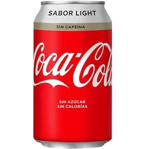 Refresco COCA COLA Light Sin Cafeina Lata 33 CL