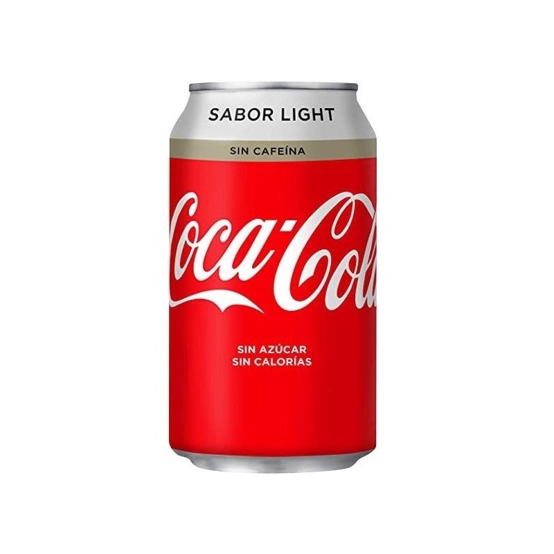 Refresco COCA COLA Light Sin Cafeina Lata 33 CL | Cash Borosa