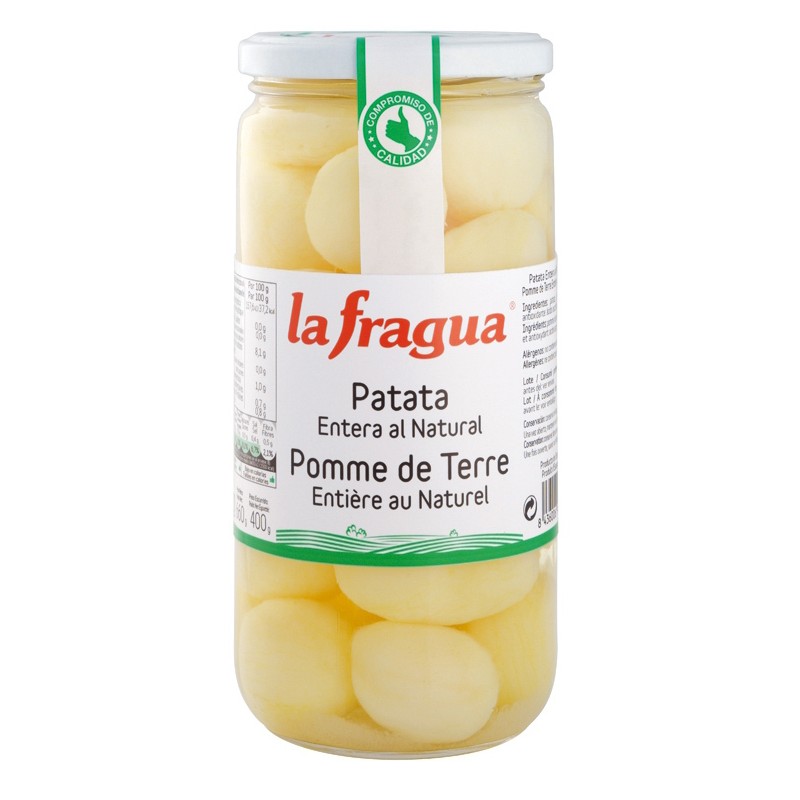 Patata Entera Al Natural Tarro 660Gr | Cash Borosa