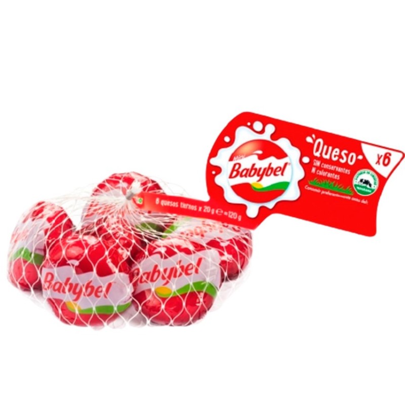 Queso Mini Babybel 6 X 20 GR | Cash Borosa