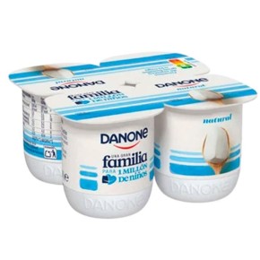 Yogur Natural DANONE  X4