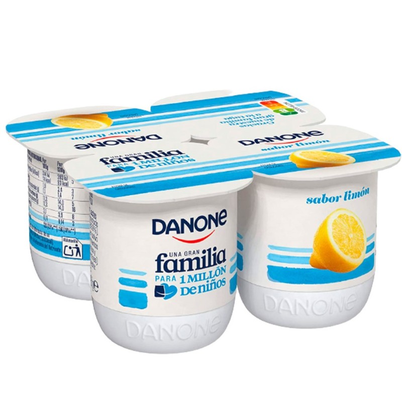 Yogur Sabor Limon DANONE X4 | Cash Borosa