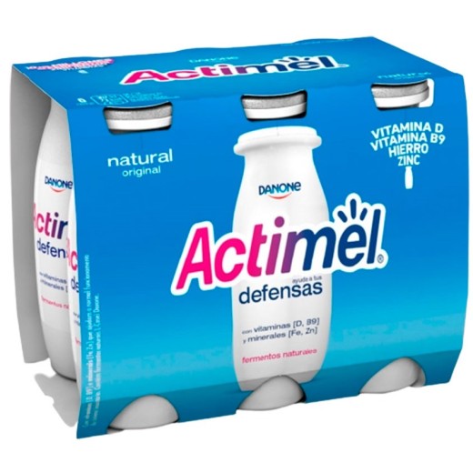 Bebida Lactea L Casei Natural ACTIMEL X6 | Borosa Market