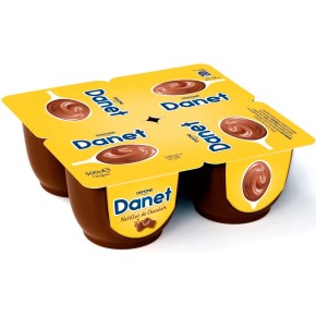 Natillas Chocolate DANET X4