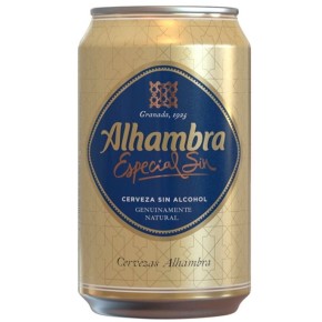 Cerveza Lata ALHAMBRA Esp. Sin 33 CL