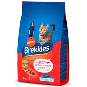 Ani. Gato Pienso BREKKIES Mix Buey 1.5K