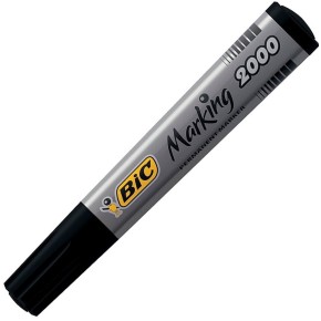 Rotulador Bic Permanente Negro