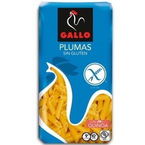 Macarrones Plumas Sin Gluten GALLO 450 Gr