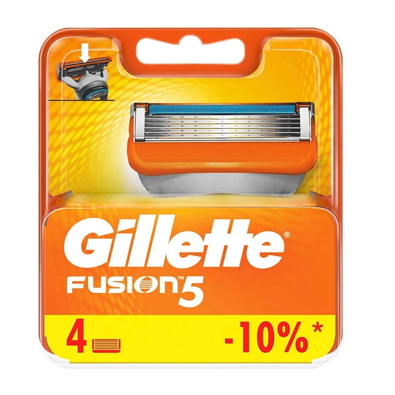 Recambio Cuchillas de Afeitar GILLETTE Fusion5 PACK 4UND | Borosa Market
