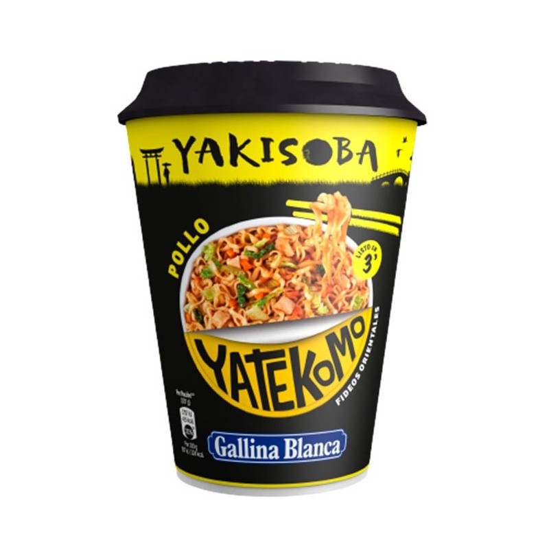 Fideo Oriental Vaso G.BLANCA YATEKOMO Pollo 61 GR | Cash Borosa