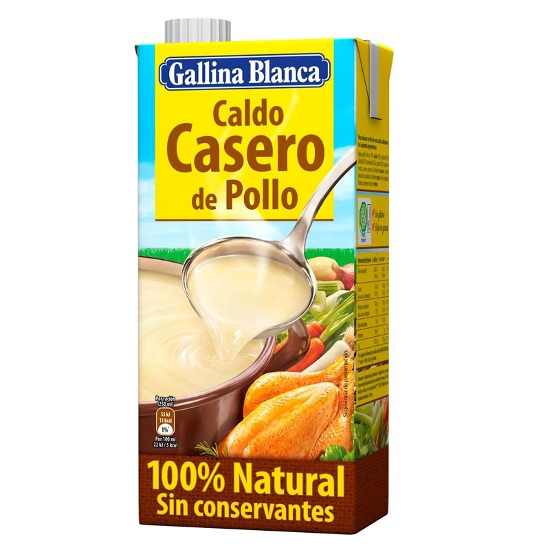 Caldo Pollo GALLINA BLANCA 1 L | Cash Borosa