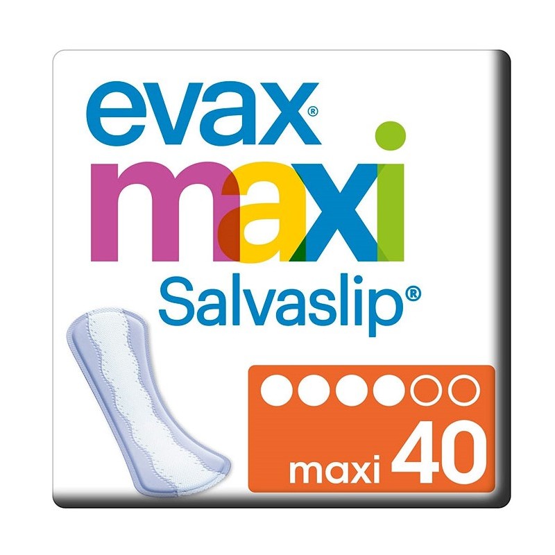 Salva Slips EVAX  Maxi 40 Und | Cash Borosa