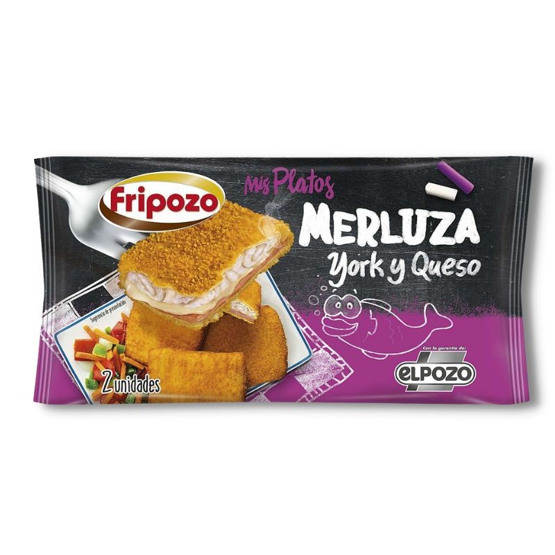 Merluza Empanada York y Queso FRIPOZO 320Gr | Cash Borosa