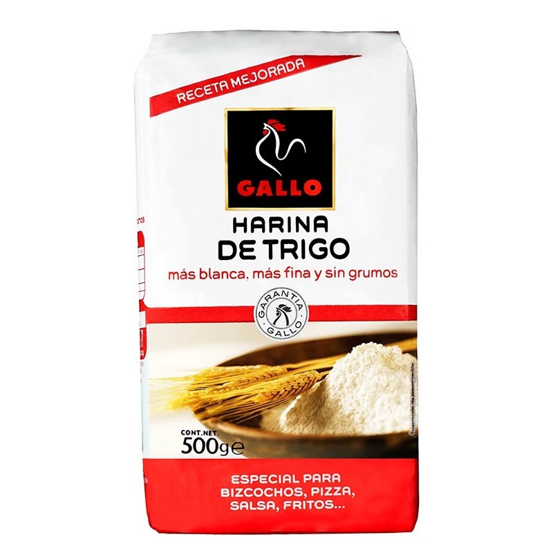 Harina Trigo Extra GALLO 500 GR | Cash Borosa