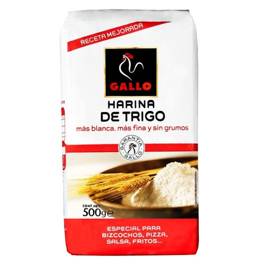 Harina Trigo Extra GALLO 500 GR | Cash Borosa