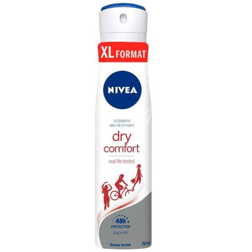 Desodorante NIVEA Woman Dry Comfort 200 ML | Cash Borosa