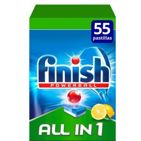 Lavavajillas Maquina FINISH Todo en 1 Limon 50 UND