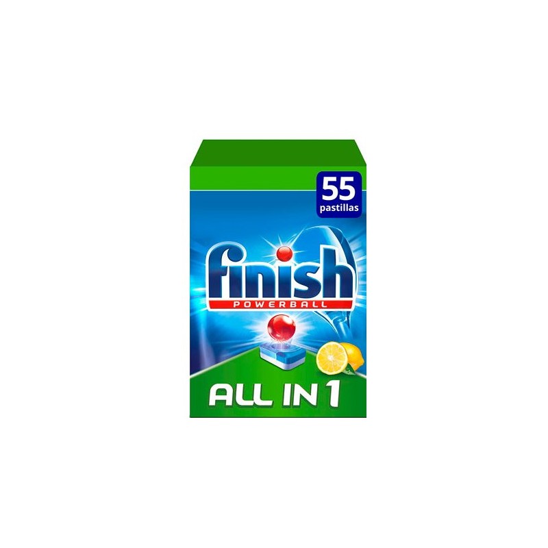 Lavavajillas Maquina FINISH Todo en 1 Limon 50 UND | Borosa Market