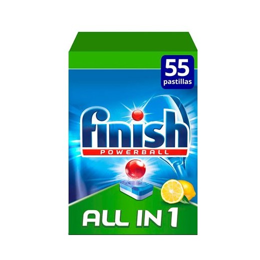 Lavavajillas Maquina FINISH Todo en 1 Limon 50 UND | Borosa Market